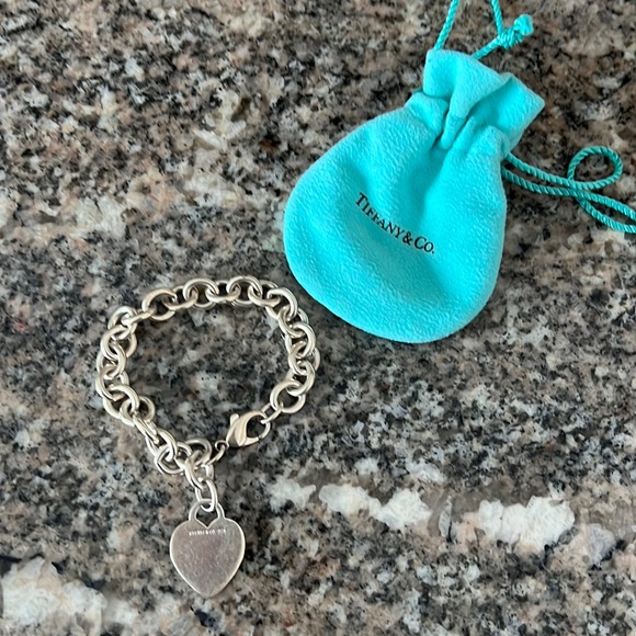 Tiffany & Co. Jewelry - Vintage Tiffany & Co. Heart Large Link Bracelet